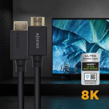 CONEXIÓN HDMI 2.1 Macho - Macho 3 MTS NEGRO 8K / 60HZ
