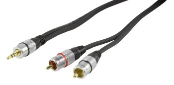 CABLE AUDIO JACK - 2 RCA 2.5M