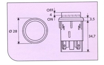 INTERRUPTOR BIPOLAR ON-OFF