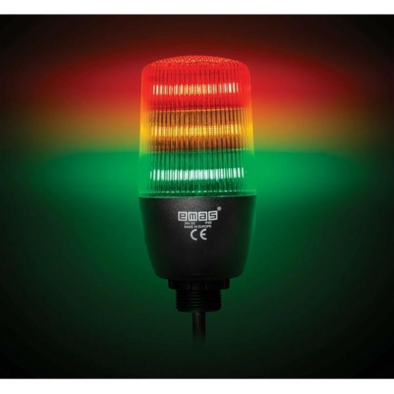 EMAS BALIZA TRICOLOR 24V