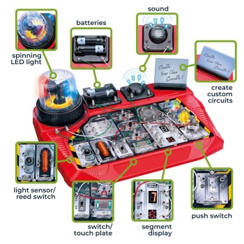 KIT DE PROYECTOS ELECTRONICOS PARA NIÑOS, 50 EXPERIMENTOS