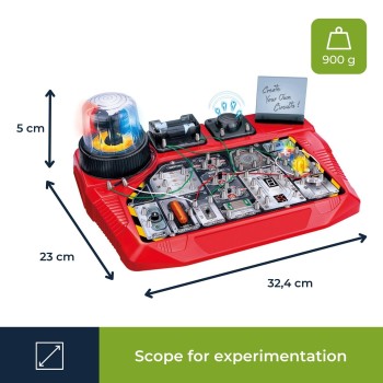 KIT DE PROYECTOS ELECTRONICOS PARA NIÑOS, 50 EXPERIMENTOS