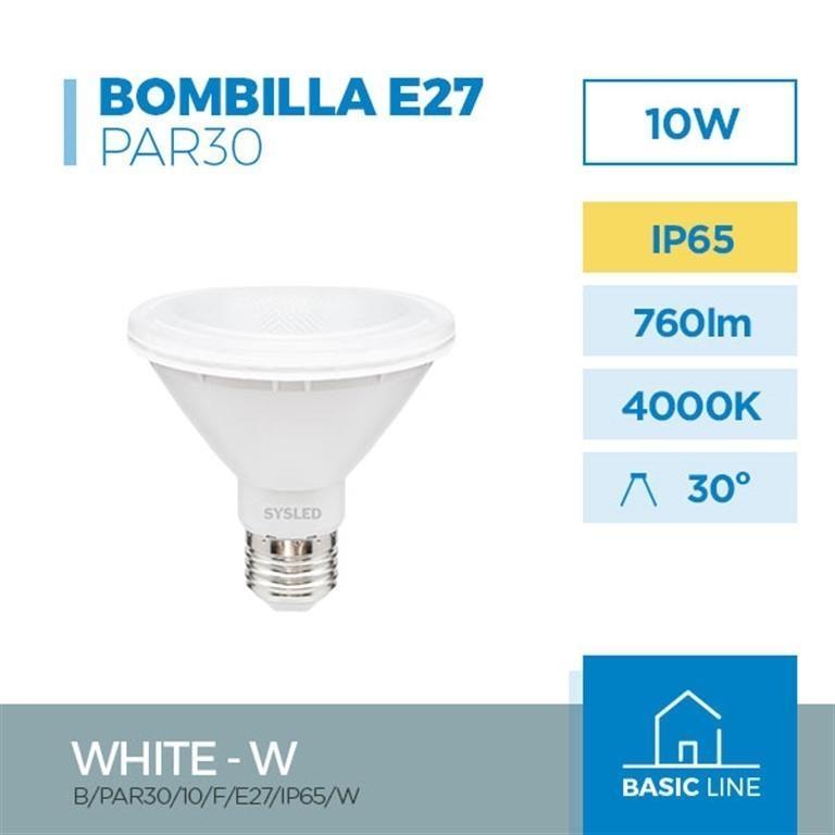 SYSLED BOMBILLA LED PAR10 10W 4000K