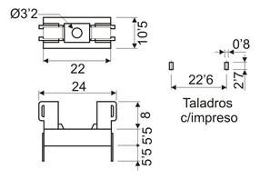 ZUMNADOR MONOB.22MM.24VAC/DC