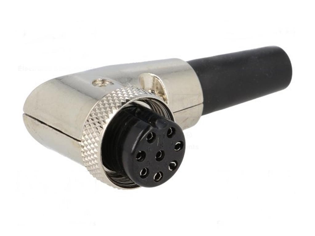 CONECTOR HEMBRA MICROFONO 8 PINES