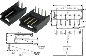 CONECTOR MACHO STOCKO 6 VIAS