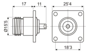 CONECTOR HEMBRA N