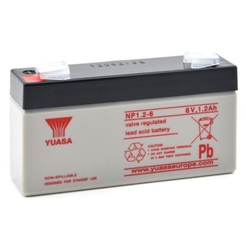 YUASA BATERIA DE PLOMO 6V 1.2A