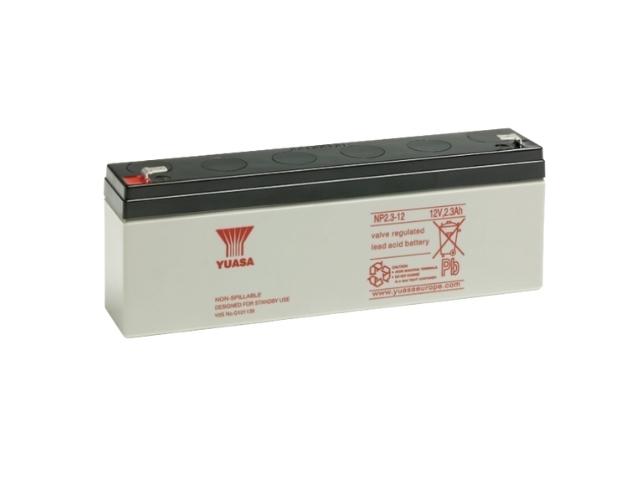 BATERIA PLOMO-GEL 12V 2,3Ah MEDIDA 178 x 34 x 64 mm FASTON 6,3 mm YUASA