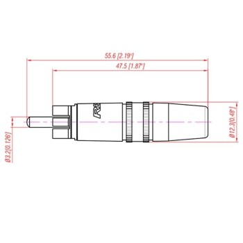 REAN CONECTOR RCA MACHO