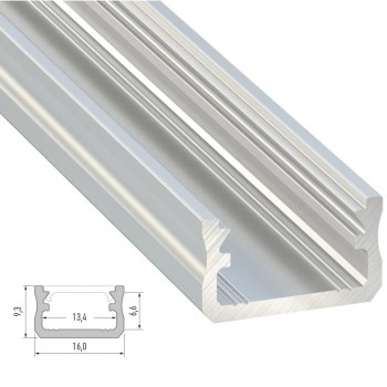 PERFIL DE ALUMINIO PLANO