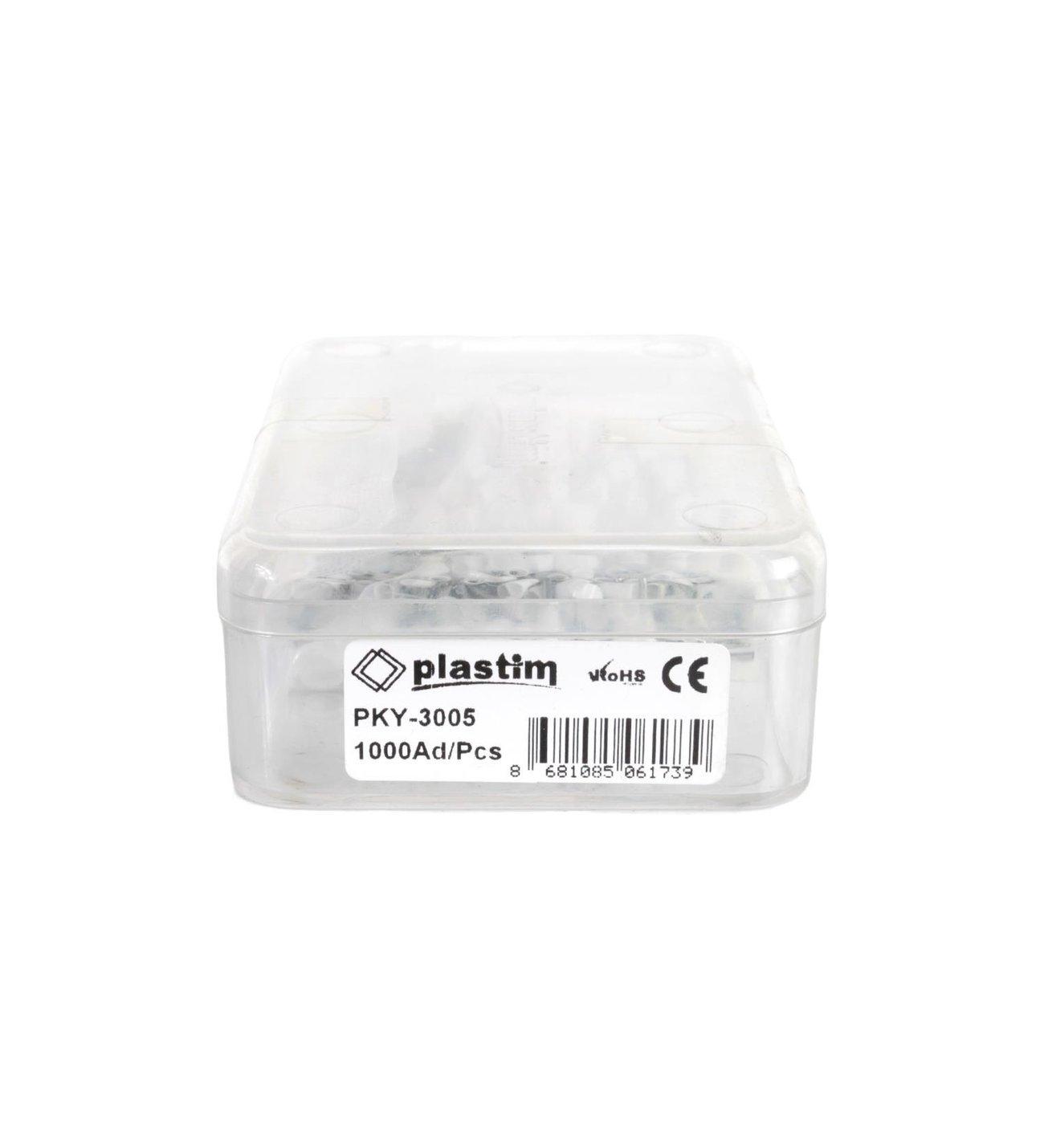 PLASTIM PUNTERA HUECA BLANCA 0.5MM