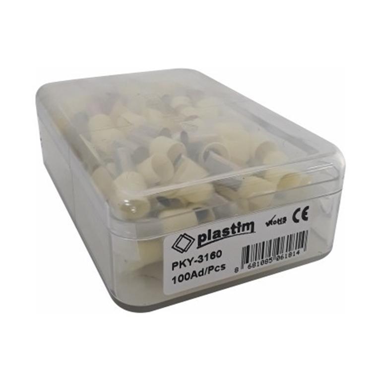 PLASTIM PUNTERA HUECA BEIS 16MM