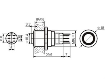 INTERRUPTOR ANILLO VERDE ON-OFF