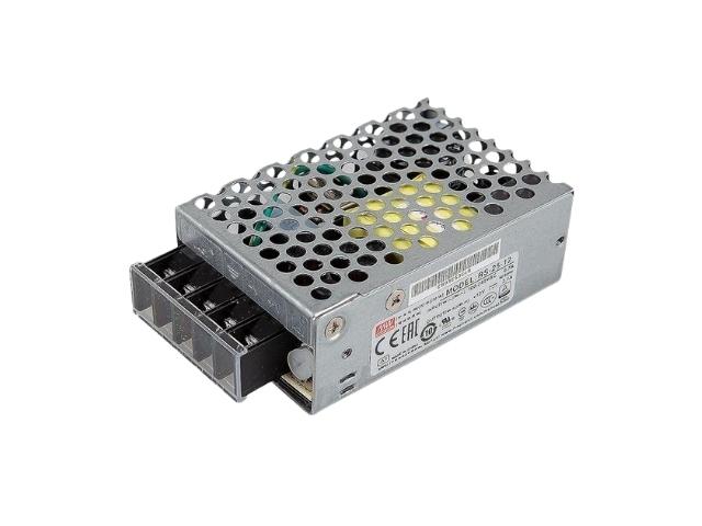 FUENTE ALIMENTACION 100 - 240V AC 1 SAL. CAJA MET. 12V DC 2 AMP. 25 WAT, MEAN WELL IP20