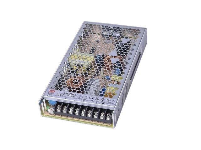 FUENTE ALIMENTACION 85-264 VAC 1 SAL. CAJA MET. 24V DC 8,5 AMP. 200 WAT MEAN WELL IP20