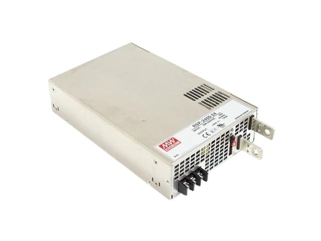 FUENTE ALIMENTACION 190 - 240 VAC 1 SAL. CAJA MET. 24V DC 100 AMP. 2400 WAT MEAN WELL IP20