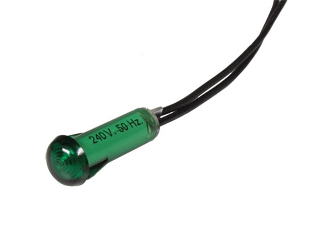 PILOTO NEON VERDE 220VAC