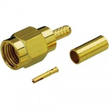CONECTOR MACHO RPSMA RG58, RG141, RG303