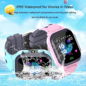 SMART WATCH ROSA PARA NIÑOS CON GPS Y WIFI