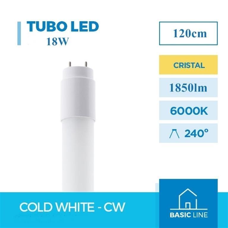 SYSLED TUBO LED 18W 1200MM 6500K