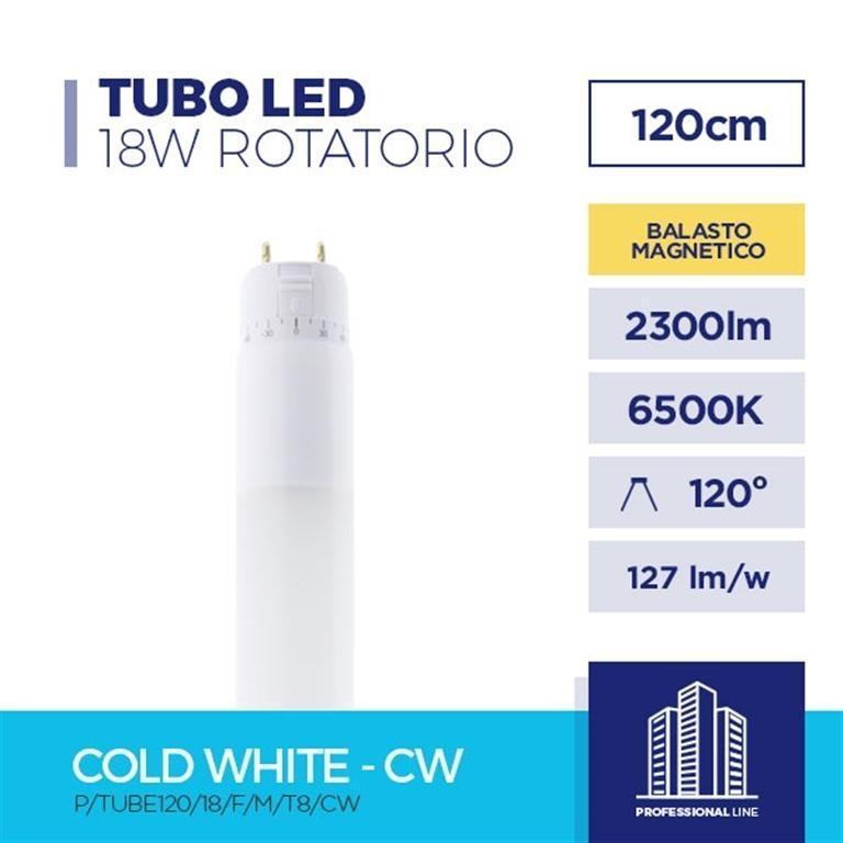 SYSLED TUBO LED PROFESIONAL 18W 1200MM 6000K