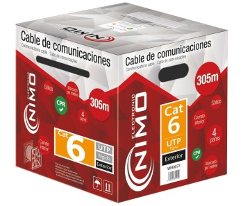 CABLE UTP CAT.6 EXTERIOR 305M