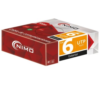 CABLE UTP CAT6 EXTERIOR 100M